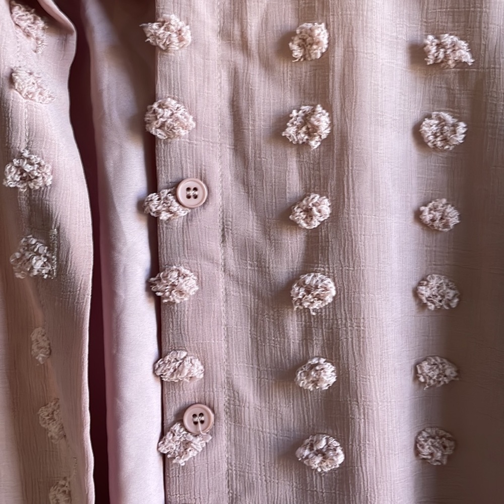Pink Button Down - Picture 2 of 3